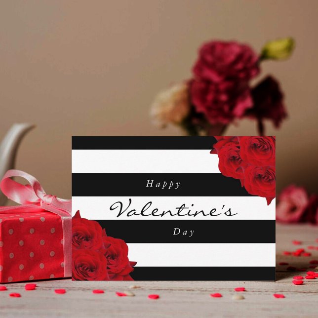 Modern Luxe Happy Valentine's Day Holiday Card (Creator Uploaded)