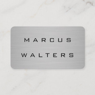 Modern Luxe Metallic Business Card