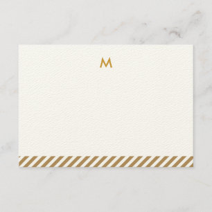 Modern Luxe Personalised Monogram Notecards