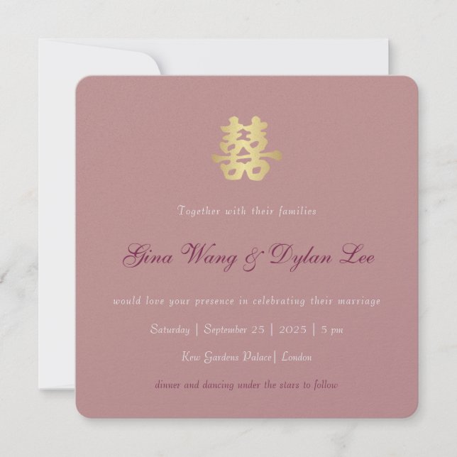 Modern Luxurious Chinese Wedding (Front)