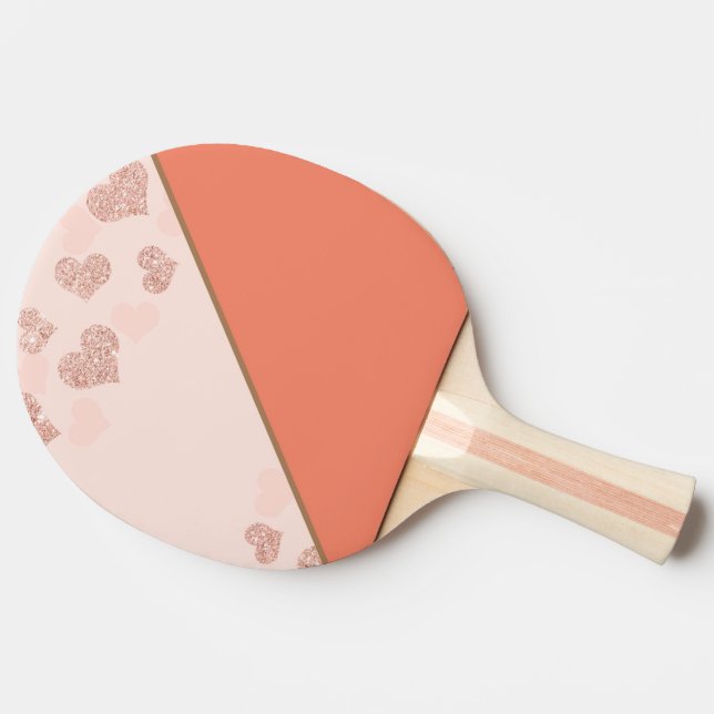 Modern Luxury Abstract Ping Pong Paddle Contempora (Side)