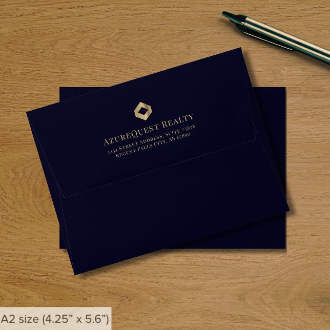 Modern Luxury Business Note Card Envelope (Creator Uploaded)
