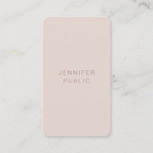 Modern Luxury Elegant Colors Personalized Template Business Card