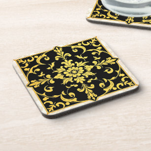 Modern Luxury Elegant Floral Collection Coaster