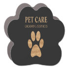 Modern Luxury Golden Paw Pet Grooming Service