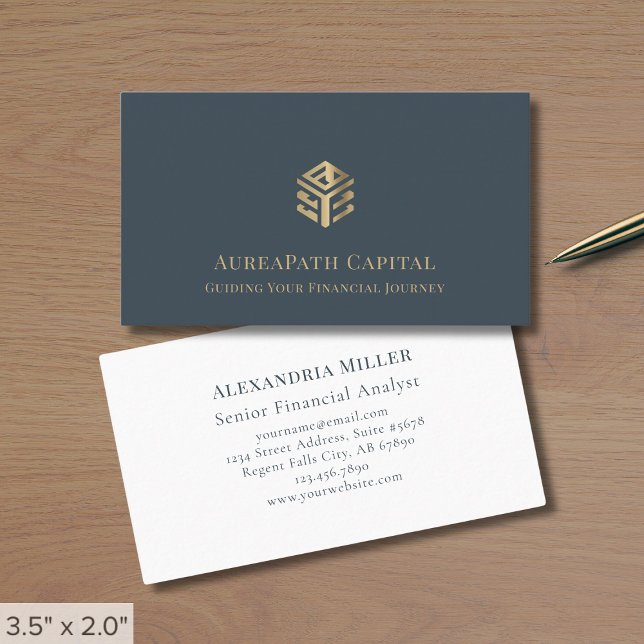 Modern Luxury Logo Business Card (Creator Uploaded)