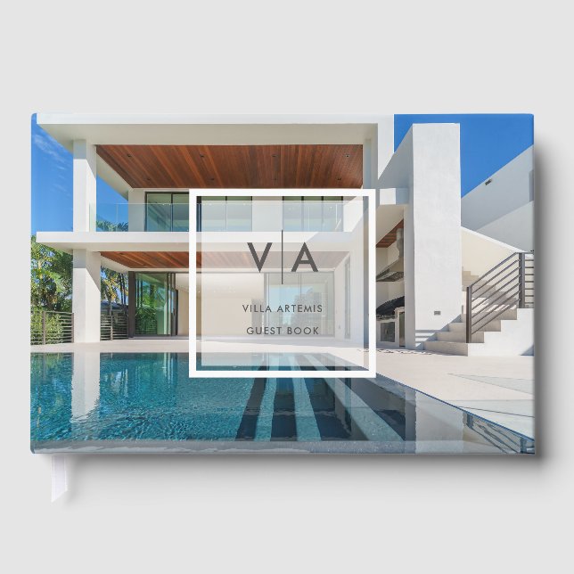 Modern Luxury Vacation Rental Guest Comments   Guest Book (Front)