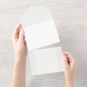 Modern Luxury Wedding Personalisation All In One Invitation