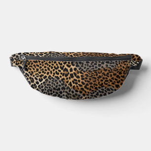 Modern Luxury White Leopard Elegant Collection Bum Bags