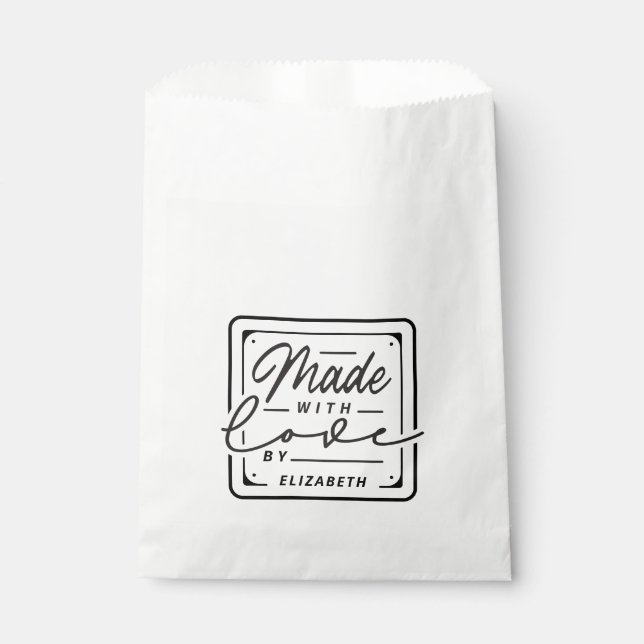 Modern Made with Love Label Bags (Front)
