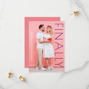 Modern Magazine Look Finally Photo Save The Date
