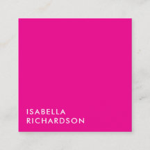 Modern Magenta Minimalist