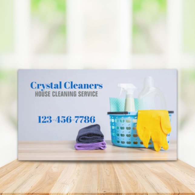 Modern Maid Services Housekeeping Housekeeper Business Card (Modern Maid Services Housekeeping Housekeeper Business Card)