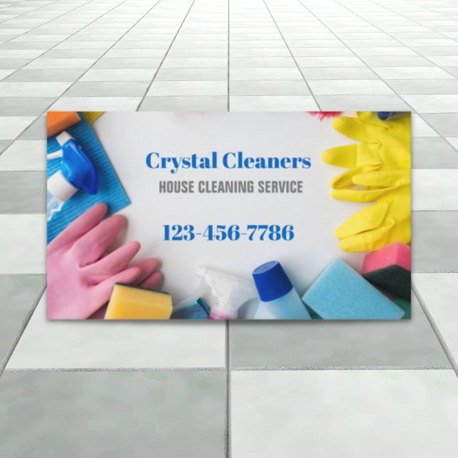 Modern Maid Services Housekeeping Housekeeper Business Card (Modern Maid Services Housekeeping Housekeeper Business Card)