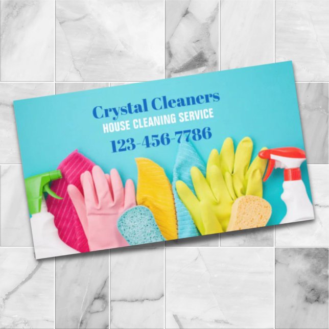 Modern Maid Services Housekeeping Housekeeper Business Card (Modern Maid Services Housekeeping Housekeeper Business Card)