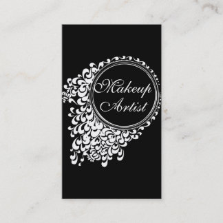 Modern Makeup Artist Beauty Salon Business Card