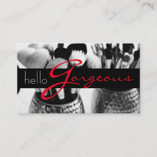 Modern MakeUp Artist Business Card