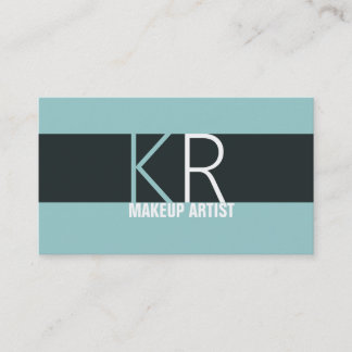 Modern MakeUp Artist Cosmetology Salon Business Card