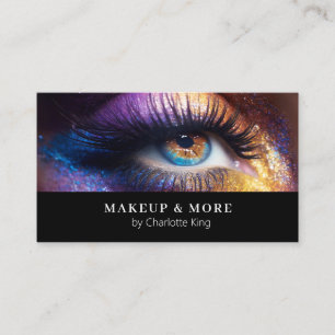 Modern, Makeup Photo Business Card