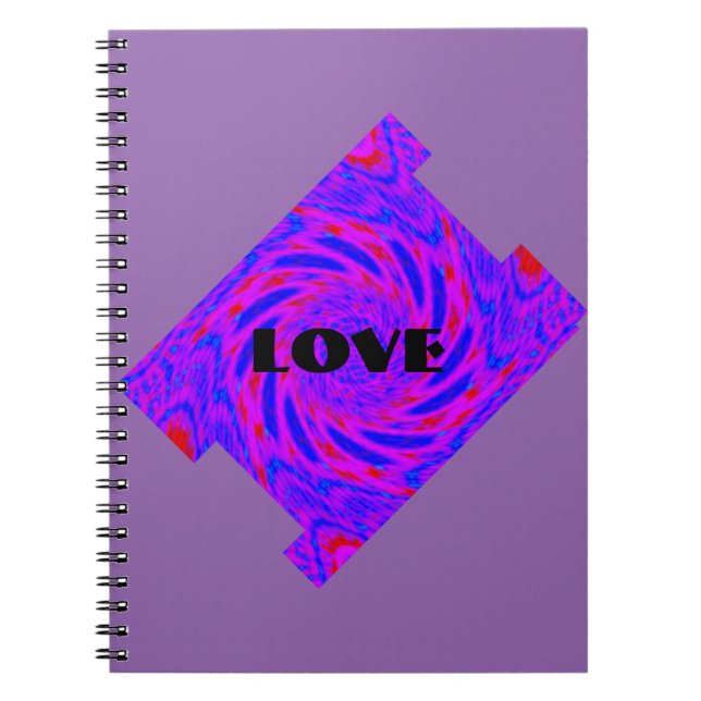 MODERN MANDALA COLOR PINK NOTEBOOK (Front)