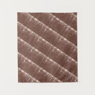 MODERN Mandala LINES -BROWN LIGHT  Tapestry