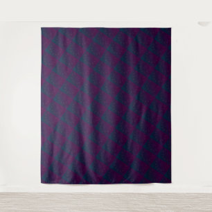MODERN Mandala SMALL LINES - PURPLE-BLUE Tapestry