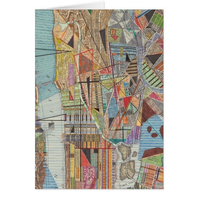 Modern Map of New York I (Front)