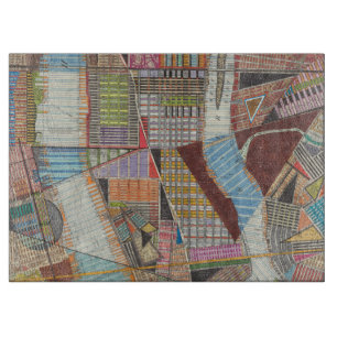 Modern Map of New York II Cutting Board