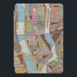 Modern Map of New York II iPad Pro Cover<br><div class="desc">A modern map of New York City in bright,  vibrant colours. Artist: Nikki Galapon</div>