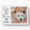 Modern Marble Custom Photo Dog Pet Memorial