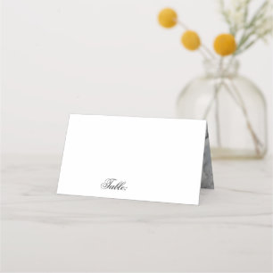 Modern Marble Inside Blank Table Guest Place Card