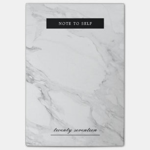 Modern marble post-it notes
