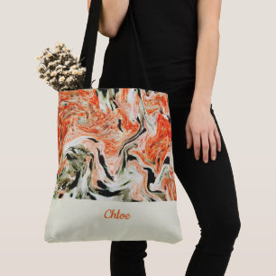 Modern Marble Tote Bag