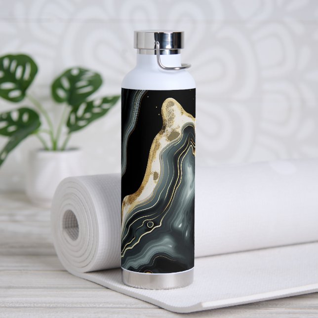 Modern Marble Water Bottle (Yoga)
