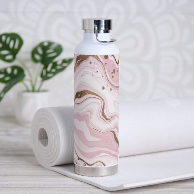Modern Marble Water Bottle (Yoga)