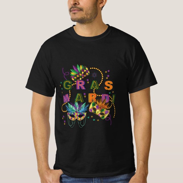 Modern Mardi Gras T-Shirt (Front)