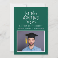Modern marker pen adulting photo graduation
