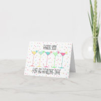 Modern Martini Cocktail Glasses Row Black & White