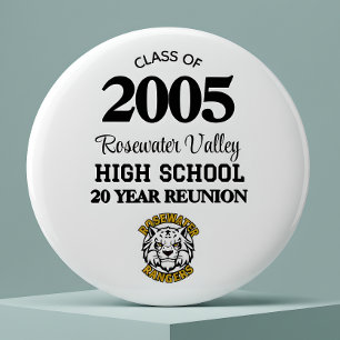 Modern Mascot Class Reunion 6 Cm Round Badge