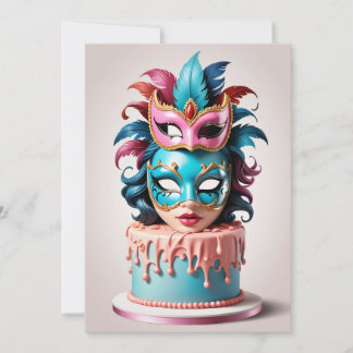 modern masquerade sweet 16 invitations