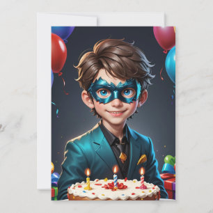 modern masquerade sweet 16 invitations
