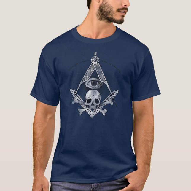 Modern Master Mason distressed Shirt (Front)
