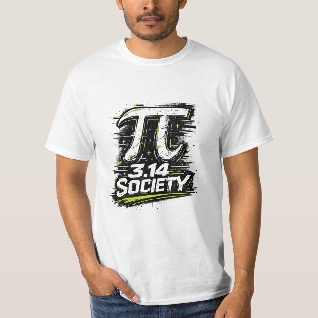 Modern Math Crew 3.14 Society Pi Day T-Shirt (Front)