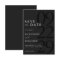 Modern Matte Black Minimalist Wedding