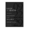 Modern Matte Black Minimalist Wedding