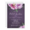 Modern mauve peonies purple plum bridal luncheon