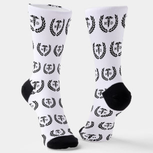Modern MD Doctor of Medicine Med School Graduation Socks