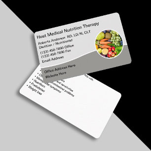Modern Medical Nutritional Therapy Business Card