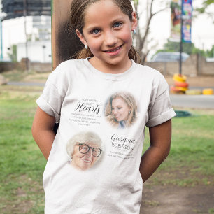 Modern Memorial Before & After Photo T-Shirt