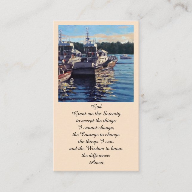 Modern Memorial Celebration of Life Card (Front)